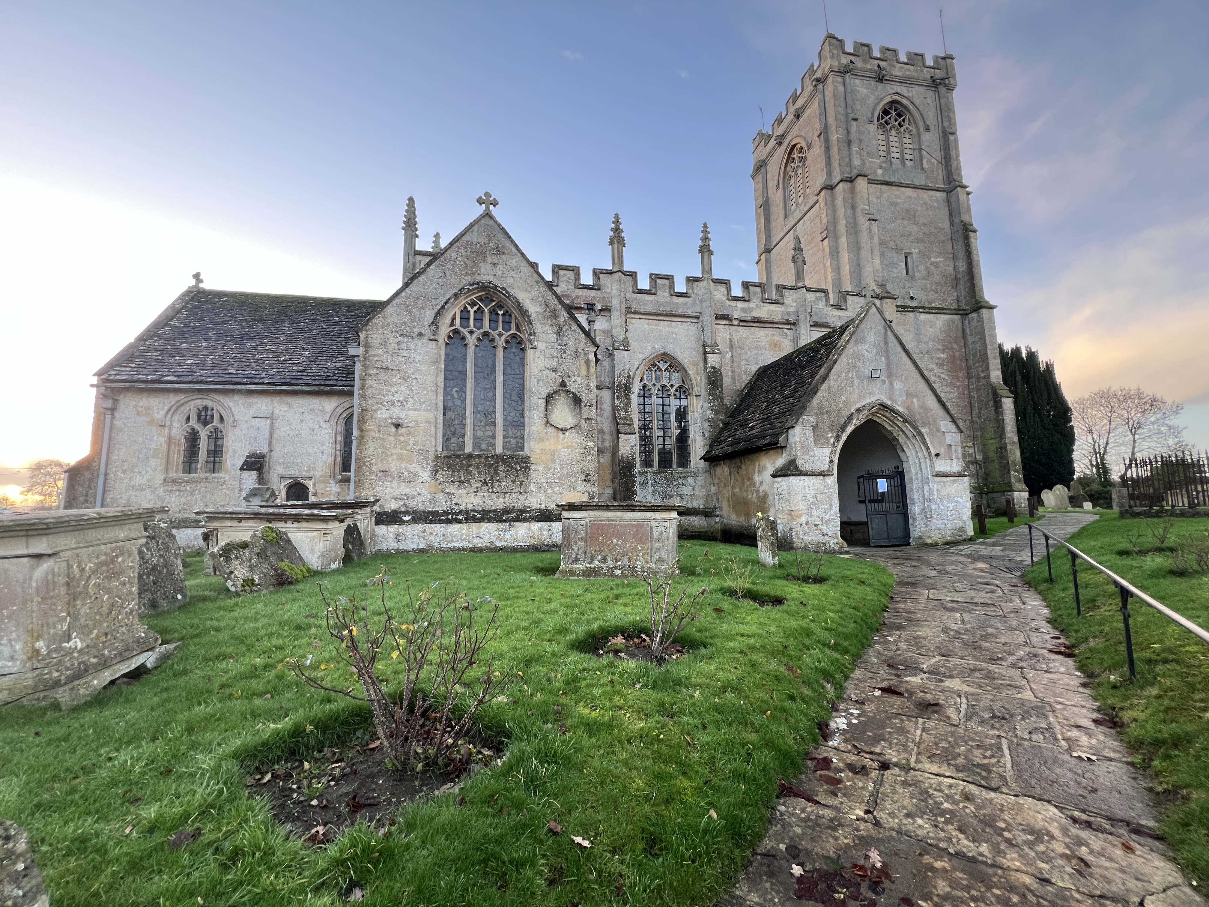AV equipment installation at St. Leonard's Church,  Keevil setup.