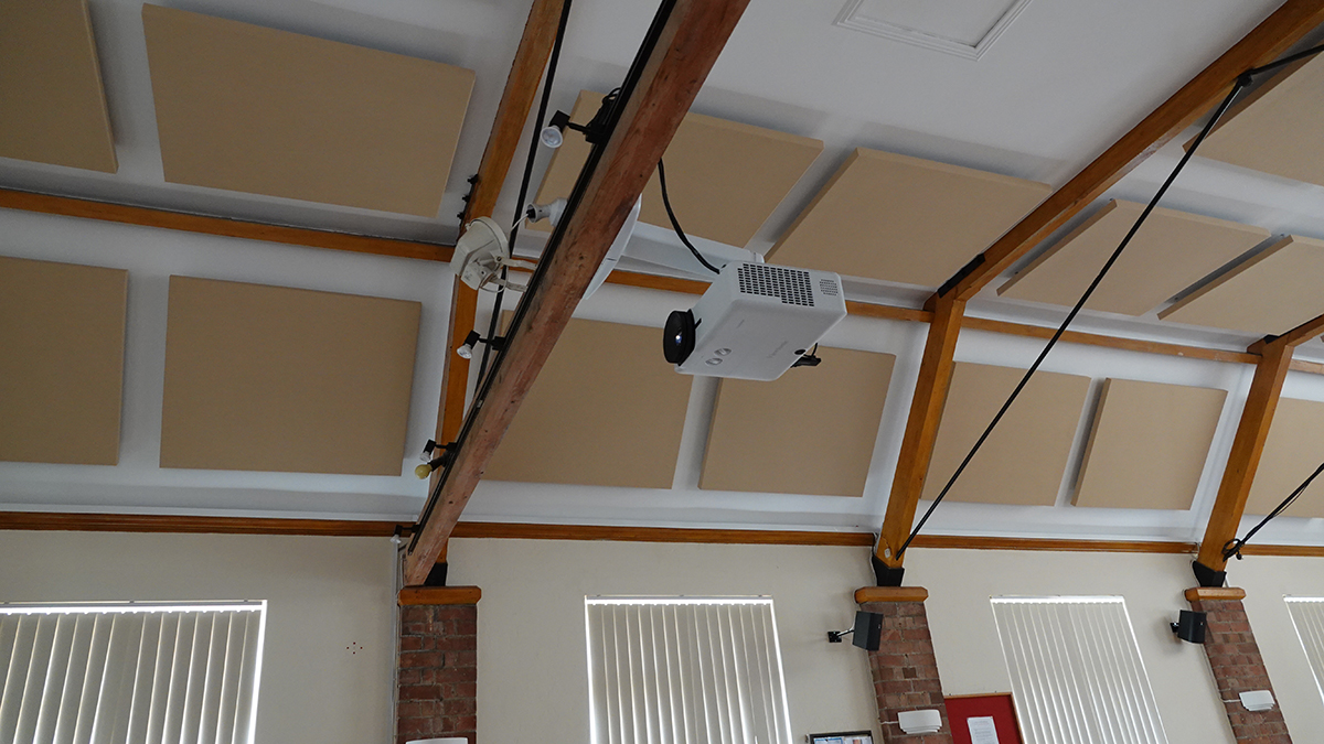 AV equipment installation services showcased in Oldbury on Severn Village Hall.