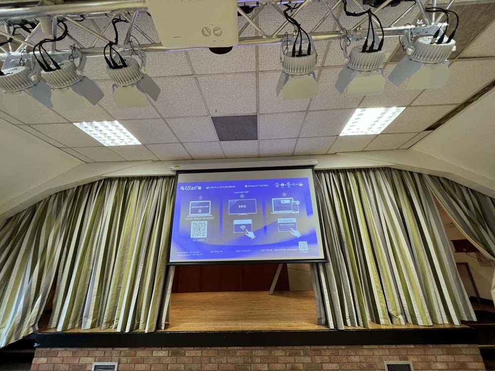 AV equipment installation services at Steeple Ashton Village Hall