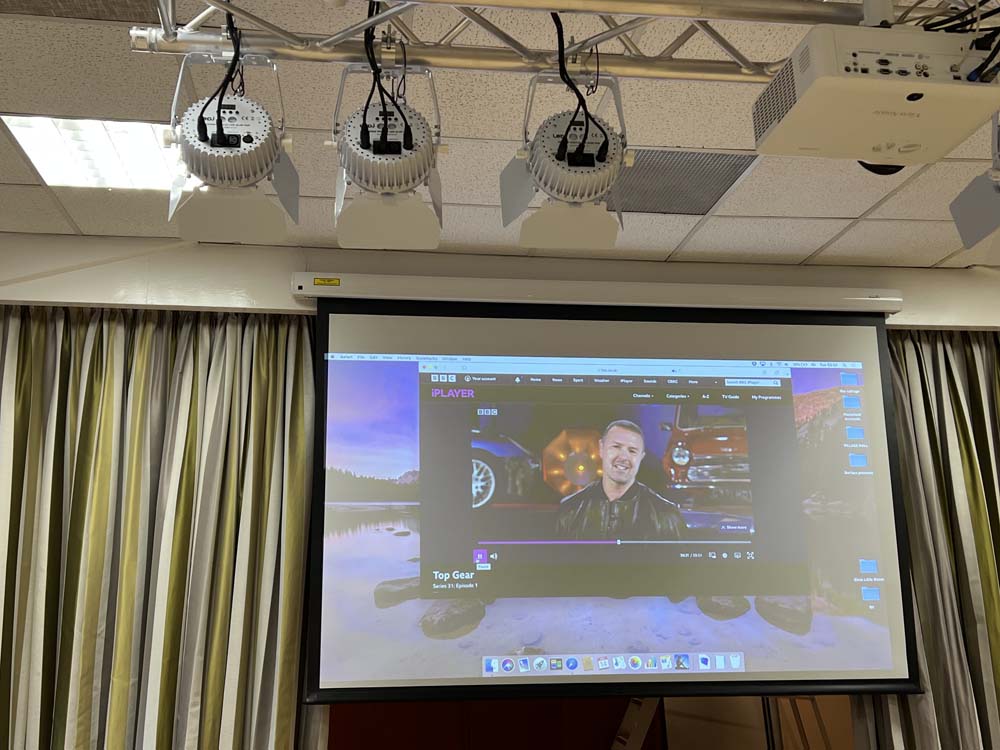 AV equipment installation services at Steeple Ashton Village Hall