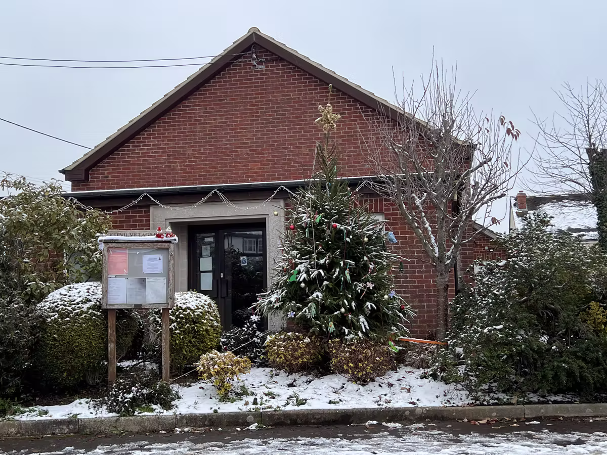AV equipment installation services showcased at Keevil Village Hall.